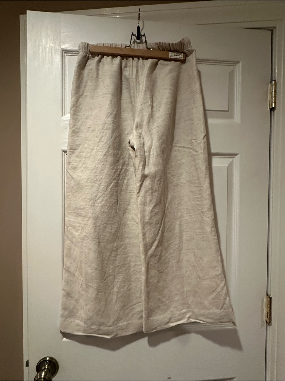 Aritzia The Lodge Pant CruiseLinen Undyed Ecru Small *HEMMED* READ - Picture 6 of 9